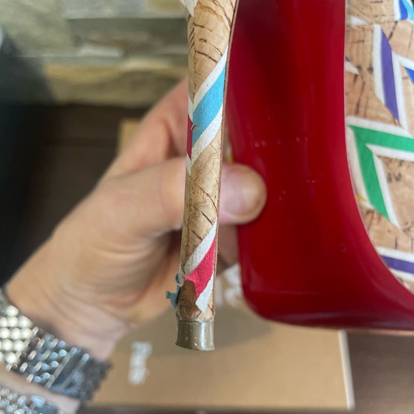 💯 Authentic Christian Louboutin So Kate Cork 120mm - 𝙼𝚄𝚂𝚃 𝚂𝙴𝙻𝙻 ‼️‼️‼️ - Picture 12 of 14